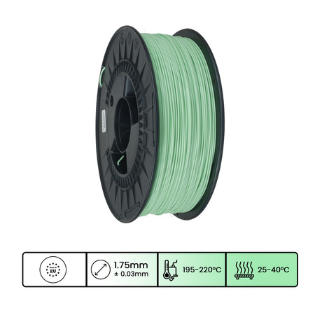 Filament 3DPower Basic PLA 1.75mm Mintgrün (ca. RAL 6019) 1kg