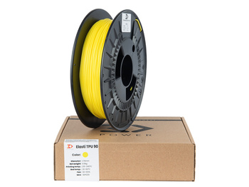 Filament 3DPower Elasti TPU 90A 1.75mm Yellow 0.5kg