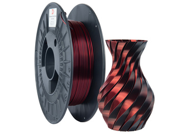 Filament 3DPower PLA SILK Dual Color 1.75mm Rot & Schwarz 0.3kg