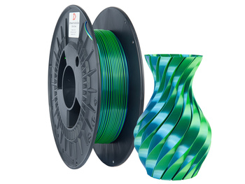Filament 3DPower PLA SILK Dual Color 1.75mm Blue & Green 0.3kg