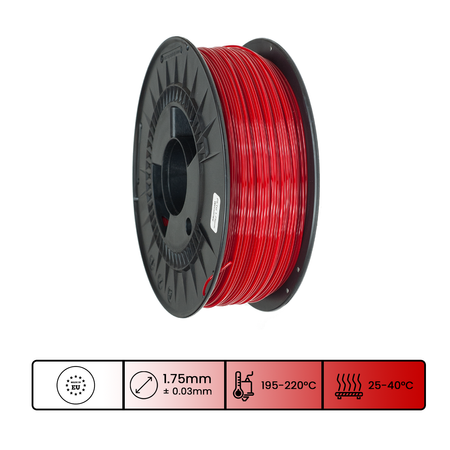 Filament 3DPower Basic PLA 1.75mm Cherry 1kg