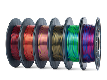 3DPower PLA SILK Dual Color 1.75mm Bundle 6x0.3kg