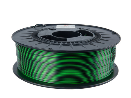 Filament 3DPower PLA SILK Dual Color 1.75mm Green&Black 1kg