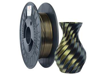 Filament 3DPower PLA SILK Dual Color 1.75mm Gold & Schwarz 0.3kg