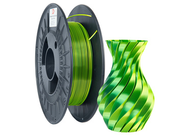 Filament 3DPower PLA SILK Dual Color 1.75mm Green & Yellow 0.3kg