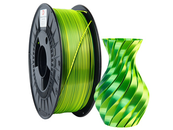 Filament 3DPower PLA SILK Dual Color 1.75mm Green & Yellow 1kg