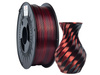 Filament 3DPower PLA SILK Dual Color 1.75mm Rot&Schwarz 1kg