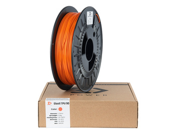 Filament 3DPower Elasti TPU 90A 1.75mm Orange 0.5kg